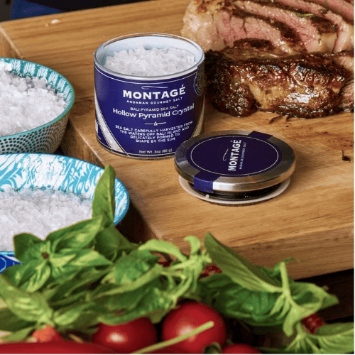 Montagé Hollow Pyramid Crystal Salt
