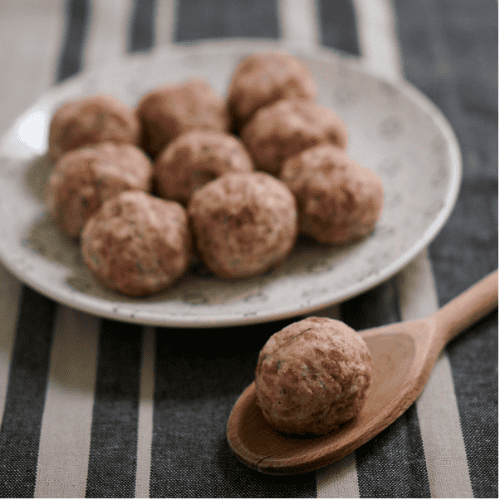 Pork & Bacon Meatballs
