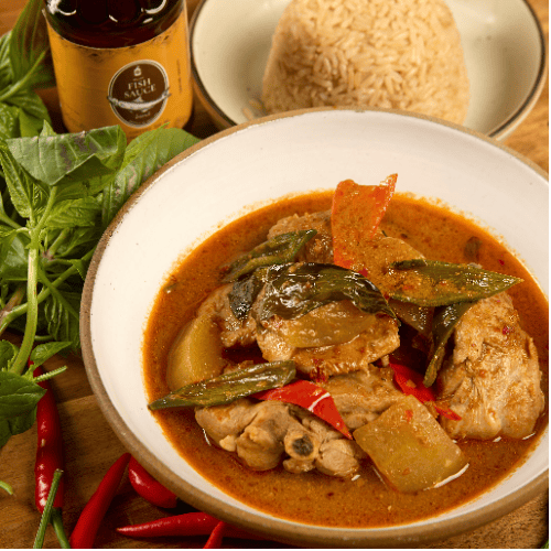 Red Curry of Chicken & Winter Melon